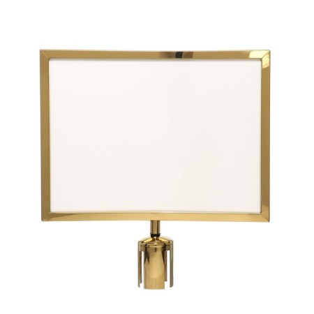 Information frame A3, 42 x 32 cm, d = 6.5 cm, horizontal, gold