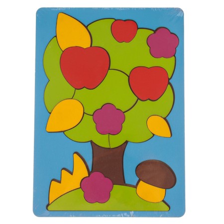 Puzzle "harvest", painted tree-8