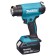 Building battery -free Makita DHG181RT1J, 18 V, 5 Ah, 550 ° C, 6 modes, case