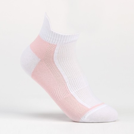 Women's socks, white/pink color, size 23