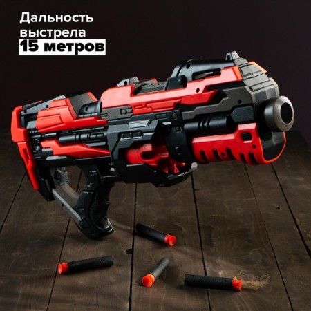 Automatic blaster Rotor Gun, shoots soft bullets, works from batteries-3