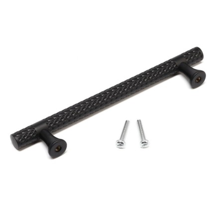 Cappio pk104 bracket handle, m/o 128 mm, d = 12 mm, plastic, black color-4