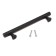 Cappio pk104 bracket handle, m/o 128 mm, d = 12 mm, plastic, black color