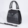 Bag-tout El Masta with a zipper, 2 outer pockets, a long belt, color graphite