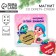 A magnet with a stamp-layer “Love will warm this winter”, 8 x 8 cm