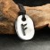 Amulet "Scandinavian runes", rune Fehu, 21x29mm, metallic