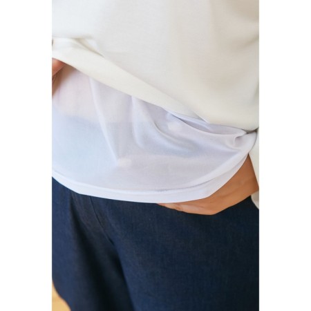 Women's turtleneck, size 56, white color-5