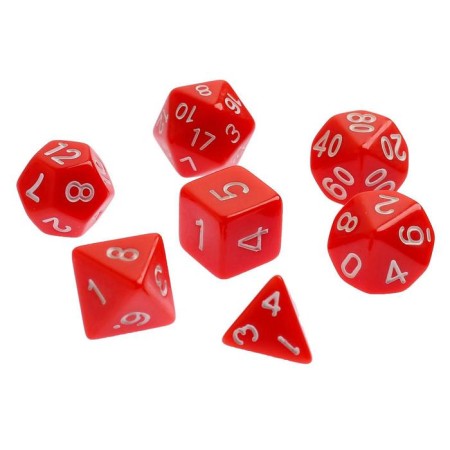 Cubes set for D&D (Dungeons and Dragons, DND), series: D&D, "Game time", 7 pcs-1