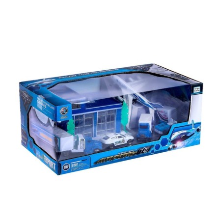 Set of game "Airport" with metal machines, mix-7