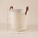 Belly basket wicker -round SL Home Cotton, cotton, 35 × 40 cm