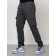 Cargo jeans men, size 52, dark gray color