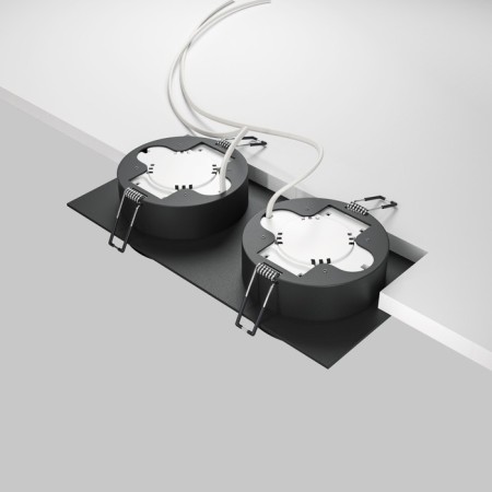 Building lamp Technical DL086-02-GX53-SQ-B, 2x15W, 22x11x4.5 cm, GX53, black color-5