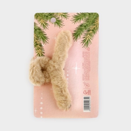 Hair crab "Choose happiness", for the New Year, 13 x 7 cm-5