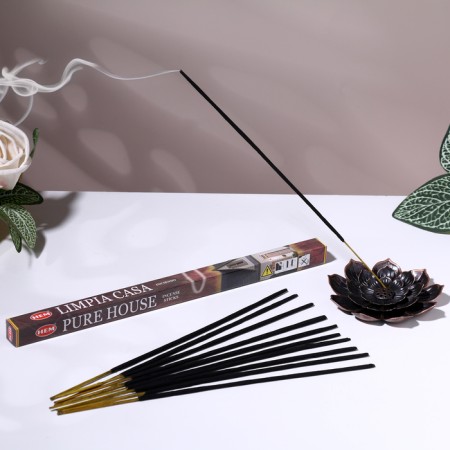 Incense hem "Vanilla Flora Square Vanil", 8 sticks in packaging, four -grade