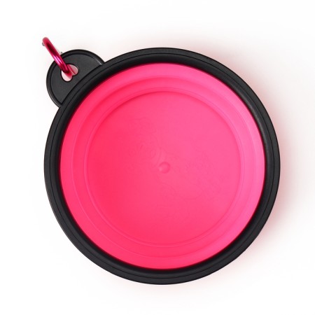 Silicone bowl, folding, 250 ml, 13 cm, pink 6253509-6