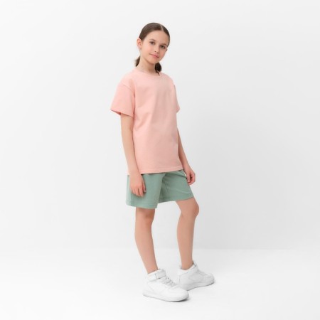 Kids (T -shirt, shorts) minku beige color/ olive, height 152 cm-14