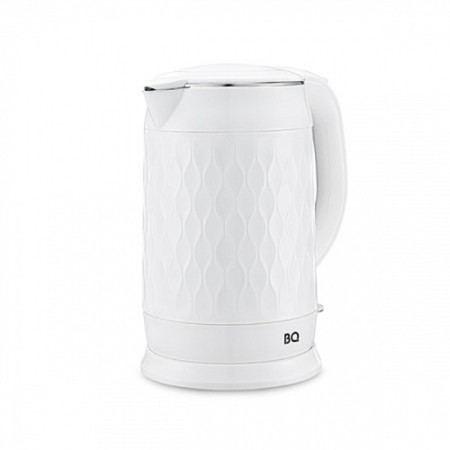 Electric kettle BQ KT1715P, plastic, FUITH Metal, 1.7 L, 1800 W, White