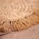 Wicker rug round 25x25 cm, sisal