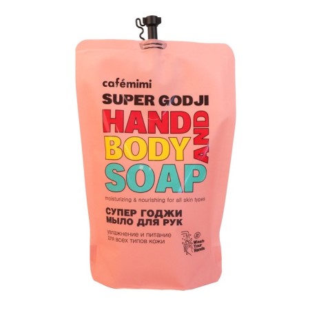 Liquid soap for hands Café Mimi "Super Coji", in refile, 450 ml