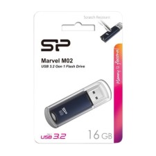 USB флеш накопитель 16 Gb Silicon Power Marvel M02 Blue USB 3.0 / SP016GBUF3M02V1B