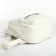 Women's backpack on lightning, white color