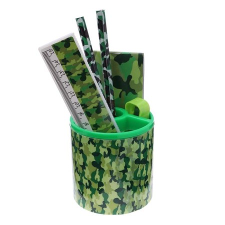 Table of children's children's "Militari" (stand+2 pencil+ruler+sharpener+eraser+notebook 8 sheets)