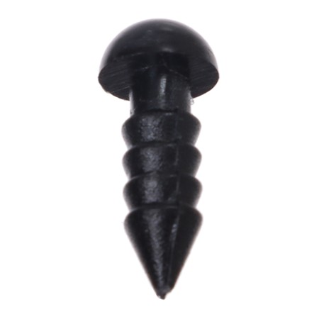 Rifle eyes with plugs, set of 50 pcs., Size 1 pc. - 0.6 cm, black color-3