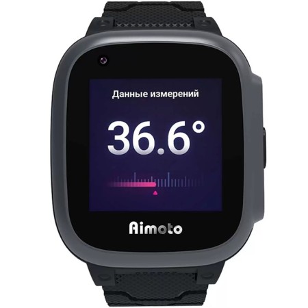 Children's smart hours Aimoto Integra 4G, 1.3 ", GPS, camera, geozons, calls, IP65, black-1