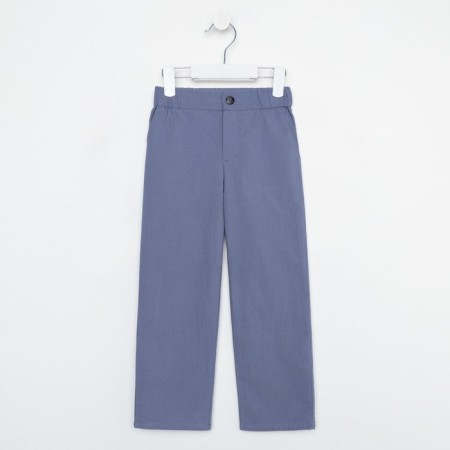 Pants for the boy Minaku: Cotton Collection Blue Blue, Height 122-5