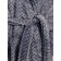 Women's robe with a hood, size 52, dark gray color