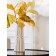 Decorative vase "Art Deco", 12 × 12 × 30 cm, white color with gold