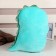 Soft toy "dinosaurus" with heart, 40 cm, green color