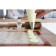 Reinforced rug of the Dolyana "Macaron", silicone, 42 × 29.5 cm, beige color
