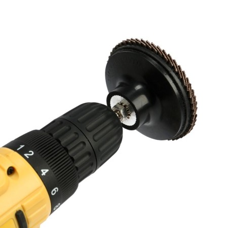 Circle of the petal end tundra, for a drill, M8, 75 mm, P80, 3 pcs.-5