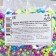 Sprinking confectionery with a soft center "Neon": blue, lemon, ultraviolet, 50 g