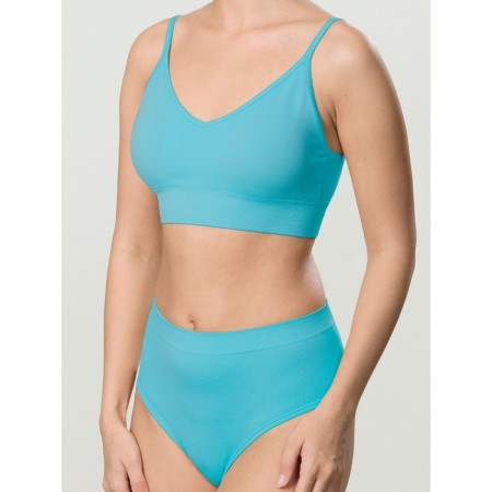 T-shirt-top for women, size m, blue color-2