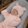 Kinderlitto “Muslin” discharge kit, 4 items, height 50-56 cm, color pink peach