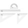 Drawing Istanm set, size L (ruler 25 cm, 2 triangles, transporter), transparent, colorless, euro suspension