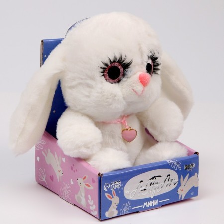 Soft toy "Bunny", white color-1