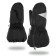 Mittens children, black color, size 10 (1-2 years)