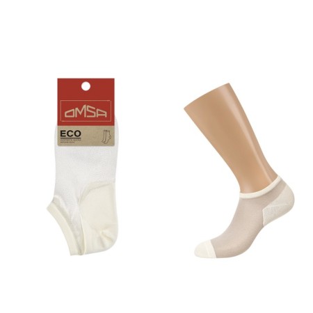 Women's socks superior Omsa Eco, size 39-41, Avorio color