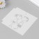 Stencil plastic "kids" set 6 pcs 13x13 cm