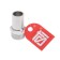 STI fitting, 1/2 "x 18 mm, external, nickelized brass