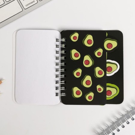 Notepad with A7 dividers, 40 liters "Avocado Pati"-1