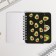 Notepad with A7 dividers, 40 liters "Avocado Pati"