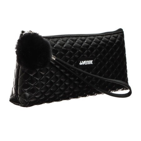 Penal is soft, 1 compartment, 80 x 210 x 35 mm, voluminous, Devente, Classic, fantle leather, with a pen, black