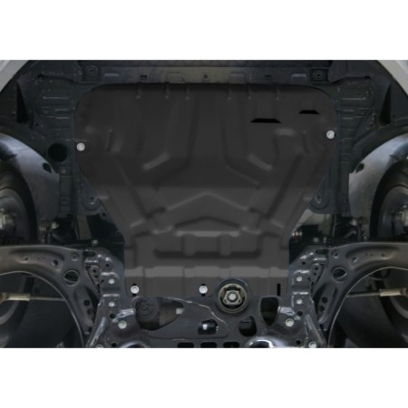 Carter protection and checkpoint "Autobron", Skoda Octavia 2013-2020, with fasteners, 111.05111.1-1