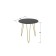 Journal table "Reed Gold 530", 550 × 550 × 550 mm, color black marble