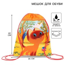 A bag for shoes with a pocket of 420*350 mm, Soyuzmultfilm 