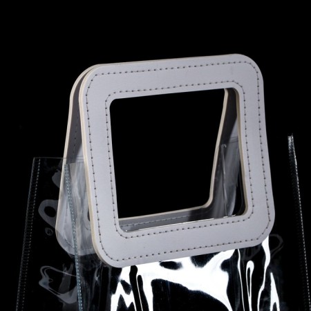 Gift package from PVC white 20 x 18 x 10 cm-2